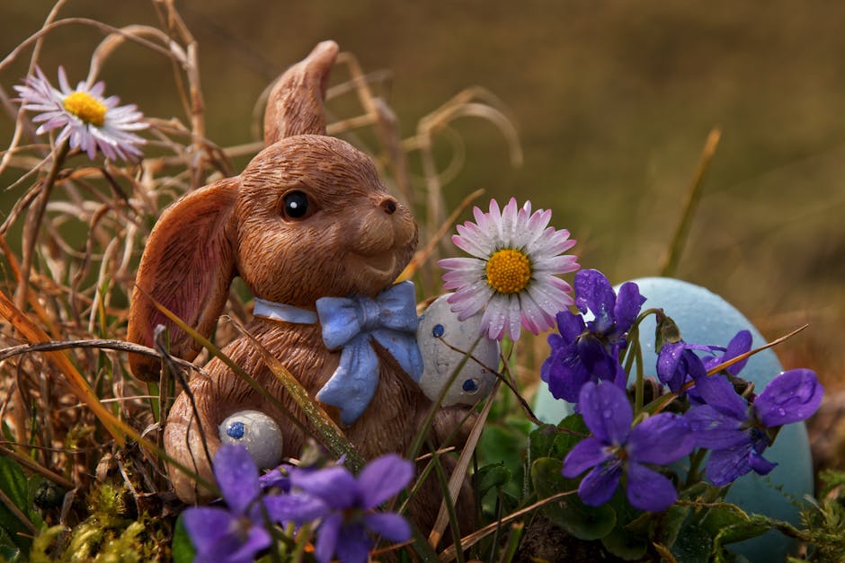 Wielkanocne dekoracje Sinsay — ceramiczny zając i stylizacje